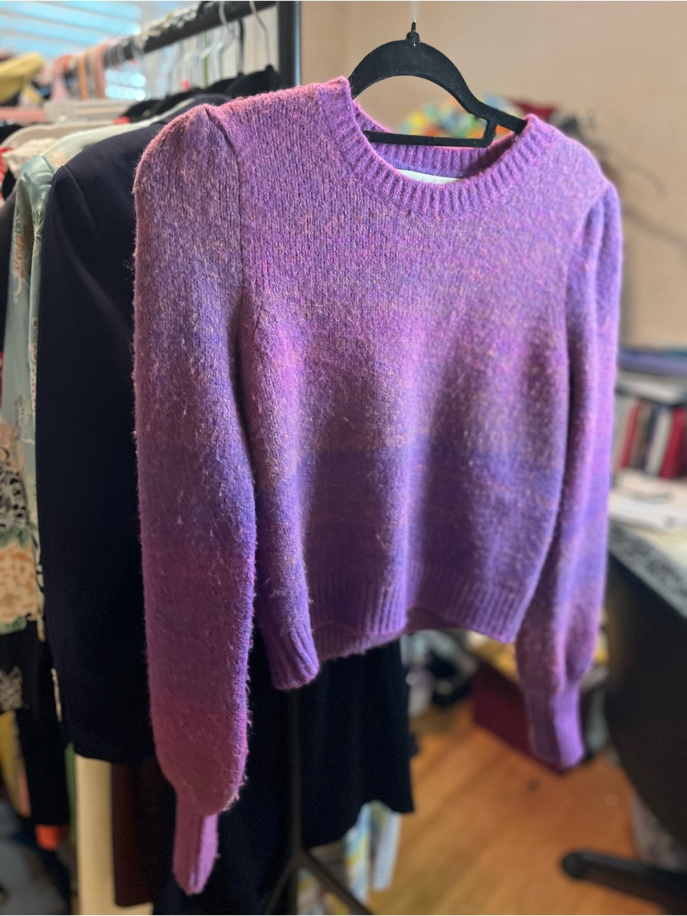 saltwater LUXE Lavender-Purple Crewneck Sweater